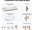 Комплект мебели для ванной комнаты с раковиной Wellsee Genuine Tree 201013894 8