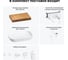 Комплект мебели для ванной комнаты с раковиной Wellsee Genuine Tree 201014070 8