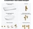 Комплект мебели для ванной комнаты с раковиной Wellsee Genuine Tree 201013873 8