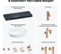 Комплект мебели для ванной комнаты с раковиной Wellsee Genuine Tree 201013969 8