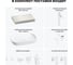 Комплект мебели для ванной комнаты с раковиной Wellsee Genuine Tree 201014015 8