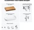 Комплект мебели для ванной комнаты с раковиной Wellsee Genuine Tree 201014066 8