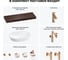Комплект мебели для ванной комнаты с раковиной Wellsee Genuine Tree 201013984 8
