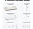 Комплект мебели для ванной комнаты с раковиной Wellsee Genuine Tree 201014135 8