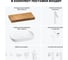 Комплект мебели для ванной комнаты с раковиной Wellsee Genuine Tree 201014180 8