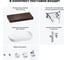 Комплект мебели для ванной комнаты с раковиной Wellsee Genuine Tree 201014206 8