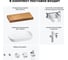 Комплект мебели для ванной комнаты с раковиной Wellsee Genuine Tree 201014181 8