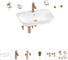 Раковина для ванной Wellsee Eclatant в наборе 9 в 1 201007494 1