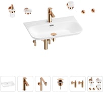 Раковина для ванной Wellsee Eclatant 2.0 в наборе 9 в 1 201007544