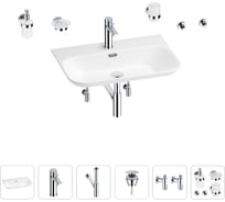 Раковина для ванной Wellsee Eclatant 2.0 в наборе 9 в 1 201007536