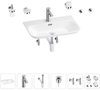 Раковина для ванной Wellsee Eclatant 2.0 в наборе 9 в 1 201007511