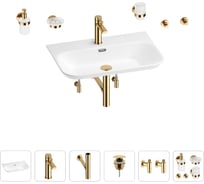 Раковина для ванной Wellsee Eclatant 2.0 в наборе 9 в 1 201007528