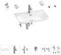 Раковина для ванной Wellsee Eclatant 2.0 в наборе 9 в 1 201007541
