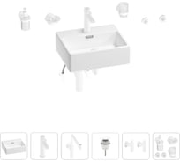 Раковина для ванной Wellsee Graceful Pro в наборе 9 в 1 201006650