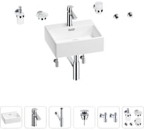 Раковина для ванной Wellsee Graceful Pro в наборе 9 в 1 201006631