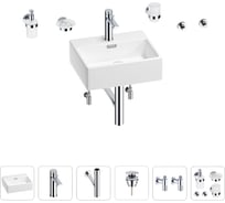 Раковина для ванной Wellsee Graceful Pro в наборе 9 в 1 201006626