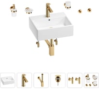 Раковина для ванной Wellsee Graceful Pro в наборе 9 в 1 201006663