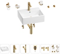 Раковина для ванной Wellsee Graceful Pro в наборе 9 в 1 201006688