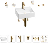 Раковина для ванной Wellsee Graceful Pro в наборе 9 в 1 201006628