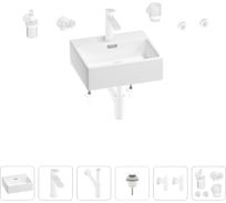 Раковина для ванной Wellsee Graceful Pro в наборе 9 в 1 201006605