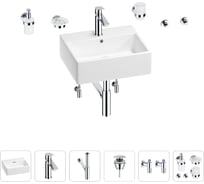 Раковина для ванной Wellsee Graceful Pro в наборе 9 в 1 201006681