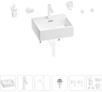 Раковина для ванной Wellsee Graceful Pro в наборе 9 в 1 201006640