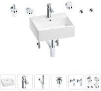 Раковина для ванной Wellsee Graceful Pro в наборе 9 в 1 201006661