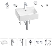 Раковина для ванной Wellsee Graceful Pro в наборе 9 в 1 201006676