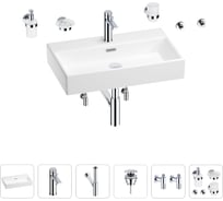 Раковина для ванной Wellsee Graceful Pro в наборе 9 в 1 201006736