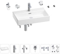 Раковина для ванной Wellsee Graceful Pro в наборе 9 в 1 201006746