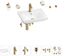 Раковина для ванной Wellsee FreeDom в наборе 9 в 1 201006848