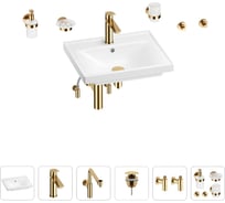 Раковина для ванной Wellsee FreeDom в наборе 9 в 1 201006843