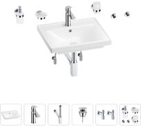 Раковина для ванной Wellsee FreeDom в наборе 9 в 1 201006861