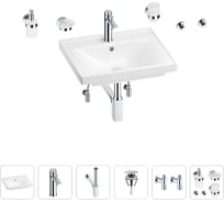 Раковина для ванной Wellsee FreeDom в наборе 9 в 1 201006866
