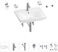 Раковина для ванной Wellsee FreeDom в наборе 9 в 1 201006921