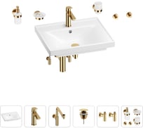 Раковина для ванной Wellsee FreeDom в наборе 9 в 1 201006943