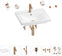 Раковина для ванной Wellsee FreeDom в наборе 9 в 1 201006989