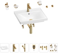 Раковина для ванной Wellsee FreeDom в наборе 9 в 1 201006983