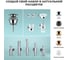 Раковина для ванной Wellsee FreeDom в наборе 9 в 1 201006983 6