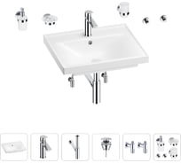 Раковина для ванной Wellsee FreeDom в наборе 9 в 1 201006981