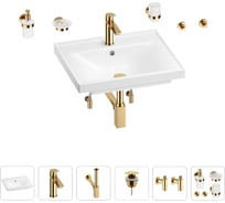 Раковина для ванной Wellsee FreeDom в наборе 9 в 1 201006963