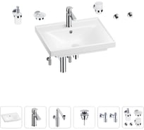 Раковина для ванной Wellsee FreeDom в наборе 9 в 1 201006941