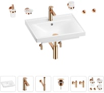 Раковина для ванной Wellsee FreeDom в наборе 9 в 1 201006984