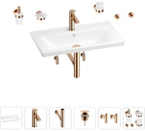 Раковина для ванной Wellsee FreeDom в наборе 9 в 1 201007074