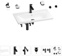 Раковина для ванной Wellsee FreeDom в наборе 9 в 1 201007092