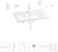 Раковина для ванной Wellsee FreeDom в наборе 9 в 1 201007010
