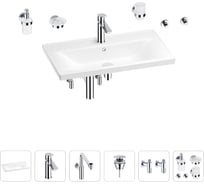 Раковина для ванной Wellsee FreeDom в наборе 9 в 1 201007091