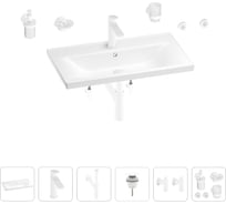 Раковина для ванной Wellsee FreeDom в наборе 9 в 1 201007085