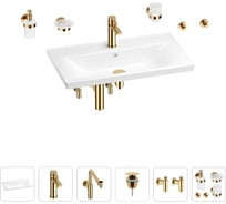 Раковина для ванной Wellsee FreeDom в наборе 9 в 1 201007098