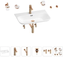 Раковина для ванной Wellsee Eclatant 2.0 в наборе 9 в 1 201007539